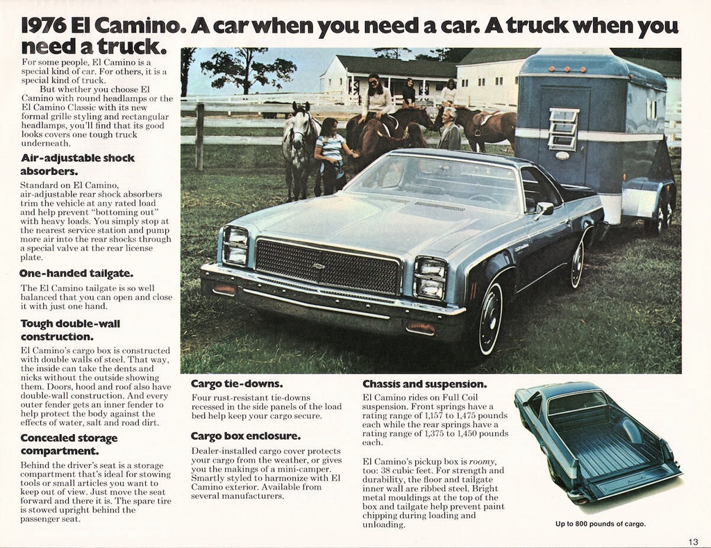 1976 Chev Chevelle Canadian Brochure Page 5